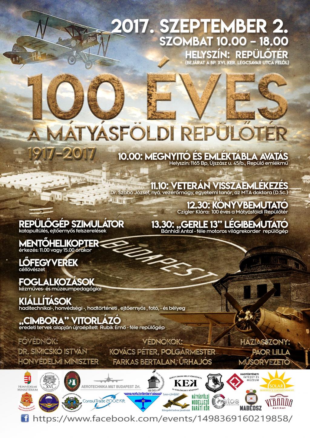 100 éves a Mátyásföldi Repülőtér 