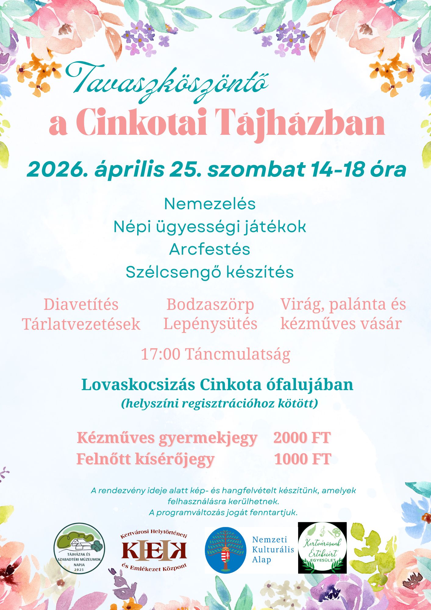 Tavaszköszöntő a Cinkotai Tájházban