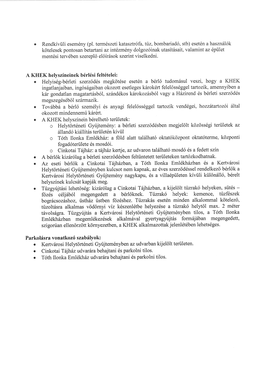 Házirend